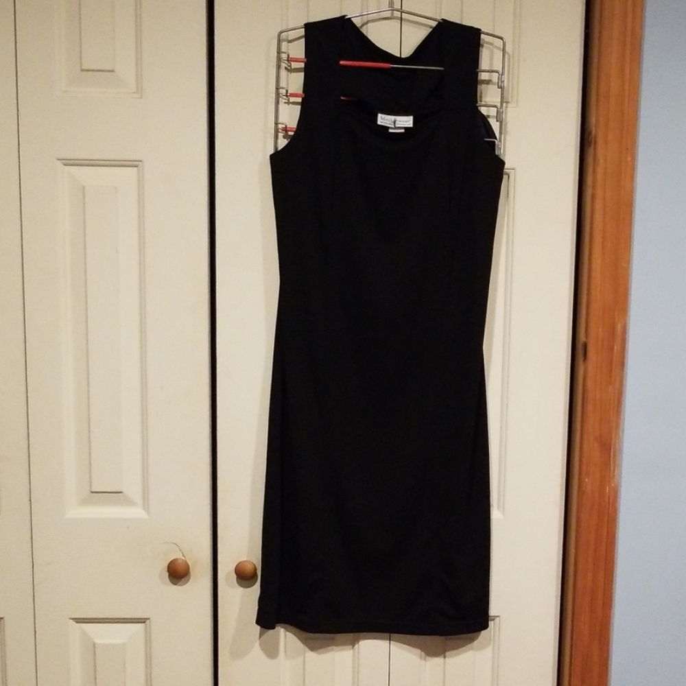 Mother wear black dress